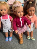 3 Our Generation poppen samen €35,-, Ophalen of Verzenden, Zo goed als nieuw, Babypop