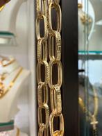 Prachtige 14 karaats gouden monte Carlo ketting, Sieraden, Tassen en Uiterlijk, Kettingen, Ophalen of Verzenden, Nieuw, Goud