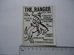 sticker The Ranger 27mc bakkie 27 mc qsl rotterdam dx call, Verzamelen, Stickers, Verzenden