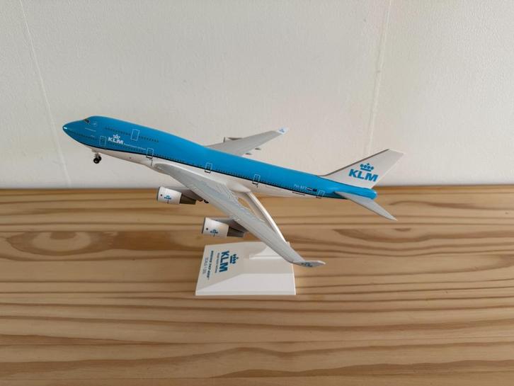KLM Boeing 747-400 PH-BFT Schaal 1:200 SkyMarks SKR940, Verzamelen, Luchtvaart en Vliegtuigspotten, Zo goed als nieuw, Schaalmodel