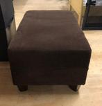 Bruine hocker / voetenbank, Ophalen, Onbekend, Onbekend, Onbekend