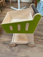 Houten winkelwagentje voor de kleintjes, Ophalen, Zo goed als nieuw, Overige typen
