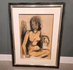 Schilderij Leo Gestel (1881-1941) echt witgoud lijst, Antiek en Kunst, Ophalen