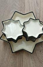 Vintage stervormige schaal met kleine schaaltjes., Ophalen of Verzenden