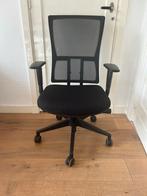Zwarte Bureaustoel met Mesh Rugleuning, Huis en Inrichting, Bureaustoelen, Ophalen, Gebruikt, Zwart, Bureaustoel