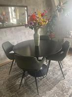 Knoll Saarinen Tulip  Zwarte eettafel, Ophalen, Overige materialen, Gebruikt, Rond