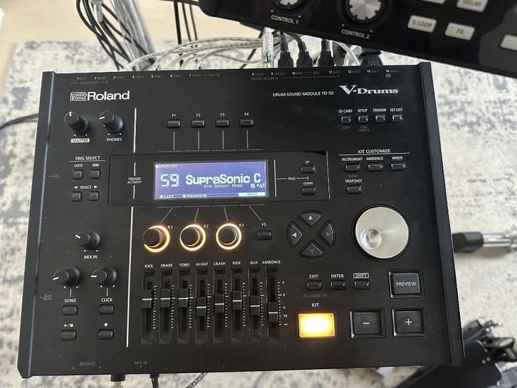 Roland TD50X module – geüpgraded + commerciële kits!, Muziek en Instrumenten, Drumstellen en Slagwerk, Gebruikt, Roland, Elektronisch