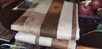 Eijffinger desing gordijnen beige bruin grijs 326 br x 213 h, Bruin, 200 cm of meer, Ophalen of Verzenden, Zo goed als nieuw