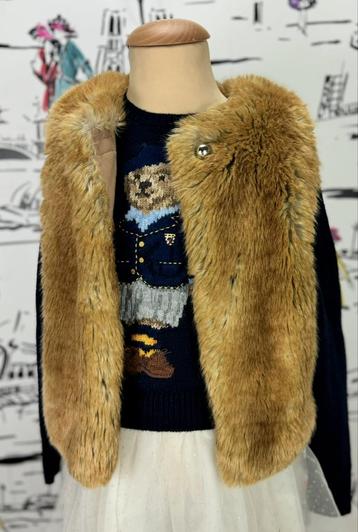 Chloé faux fur vest meisje maat 8 beschikbaar voor biedingen