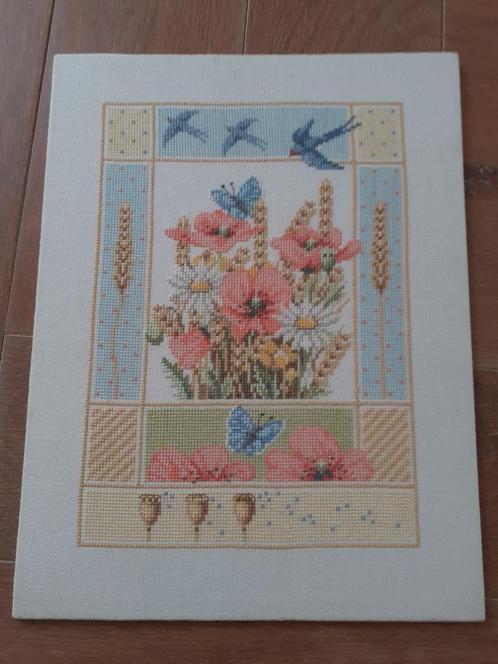 Marjolein Bastin borduurwerk bloemen *eureka*, Hobby en Vrije tijd, Borduren en Borduurmachines, Zo goed als nieuw, Overige typen