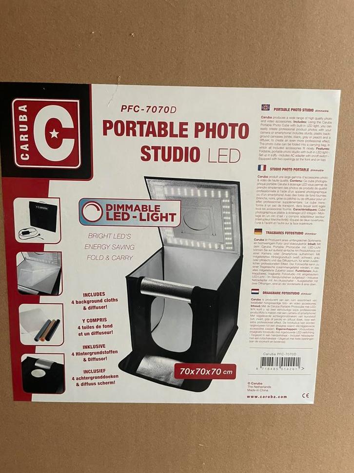 Caruba D139070 fotostudio, Audio, Tv en Foto, Fotografie | Fotostudio en Toebehoren, Achtergrond, Ophalen