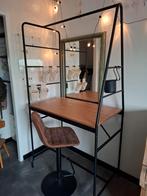 Ikea Haverud bureau met kruk en accessoires, Ophalen, Zo goed als nieuw