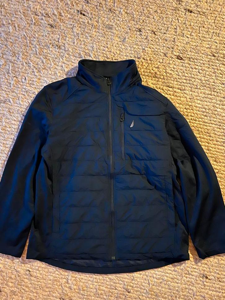 Nautica Softshell Jas Donkerblauw - Maat L zo goed als nieuw, Kleding | Heren, Jassen | Winter, Zo goed als nieuw, Maat 52/54 (L)