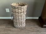 Rieten mand paraplubak bloemenbak, Huis en Inrichting, Ophalen, Zo goed als nieuw, Riet