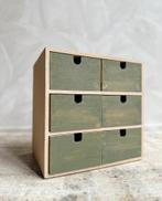 Houten ladekastje ladeblok bureau, Ophalen of Verzenden, Zo goed als nieuw, Minder dan 100 cm, 25 tot 50 cm