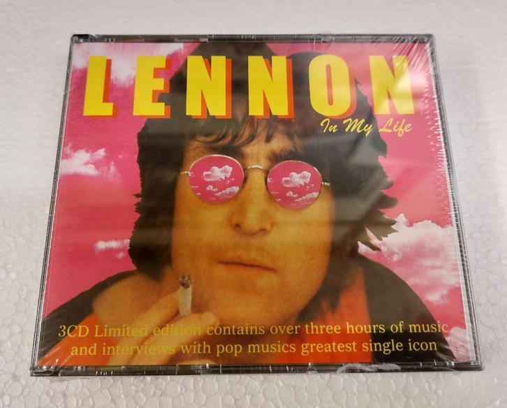 John Lennon 3CD set fatbox In my Life Interviews Beatles, Cd's en Dvd's, Cd's | Pop, Nieuw in verpakking, 1960 tot 1980, Boxset