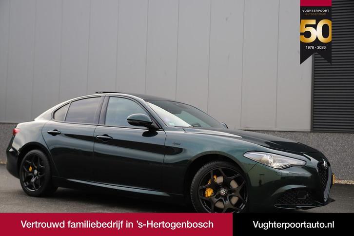 Alfa Romeo Giulia 2.0T 200pk*Veloce int.*/Leder/Pano-dak/H-K, Auto's, Alfa Romeo, Te koop, Giulia, ABS, Achteruitrijcamera, Adaptive Cruise Control