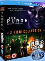 Blu-ray: The Purge & The Purge 2: Anarchy (2013-14) UK NLO, Cd's en Dvd's, Blu-ray, Ophalen of Verzenden, Nieuw in verpakking