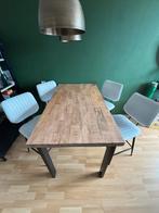 Bartafel + 4 Stoelen - De Bommel, Huis en Inrichting, Tafels | Eettafels, Ophalen, 100 tot 150 cm, 50 tot 100 cm, Zo goed als nieuw