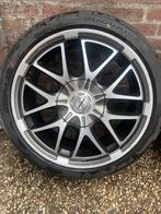 Borbet 4x100 18 inch met nieuwe banden, Auto-onderdelen, Banden en Velgen, 18 inch, Nieuw, Ophalen of Verzenden, Zomerbanden