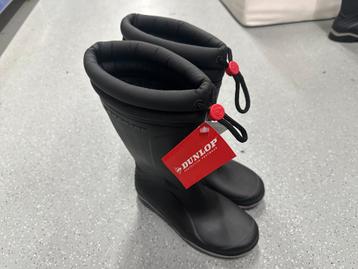 Dunlop Regenlaarzen gevoerd- Zwart, meerdere maten beschikbaar voor biedingen