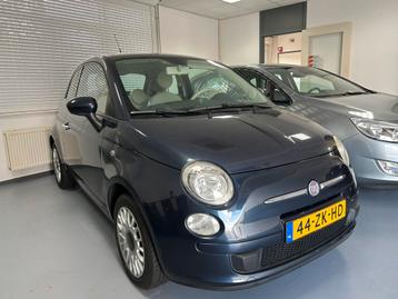 Slechts 96.000km&NAP/Fiat 500 1.2 C 2008 Blauw beschikbaar voor biedingen