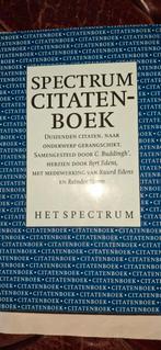 Spectrum Citatenboek - Bert Edens, Ophalen of Verzenden, Zo goed als nieuw, Bert Edens, Catalogus