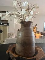 Gave houten kruik / vaas!, Huis en Inrichting, Woonaccessoires | Vazen, Ophalen, Overige kleuren, Overige materialen, Minder dan 50 cm