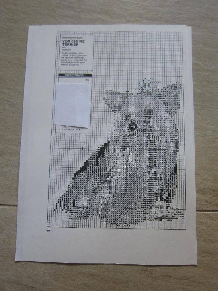 borduurpatroon ALLERLEI VARIA HOND EN RASSEN   Deel 2 !!, Hobby en Vrije tijd, Borduren en Borduurmachines, Zo goed als nieuw