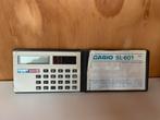 Vintage Casio SL-601 Calculator met Hoes, Antiek en Kunst, Ophalen of Verzenden