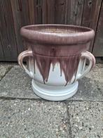 Prachtige grote aardewerk pot uit Frankrijk 32 cm hoog, Antiek en Kunst, Antiek | Keramiek en Aardewerk, Ophalen