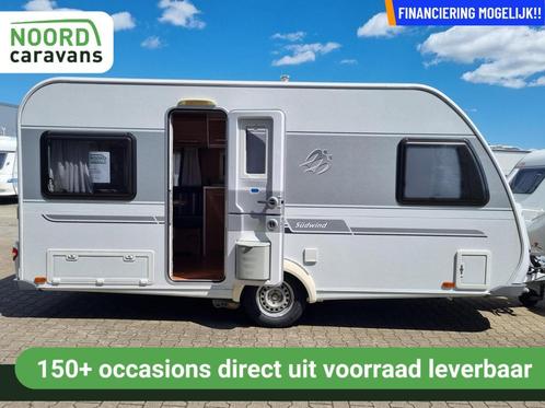 KNAUS SUDWIND 450 FU MOVER + FRANSBED + FIETSENDRAGER, Caravans en Kamperen, Caravans, Bedrijf, tot en met 4, 1000 - 1250 kg, Rondzit