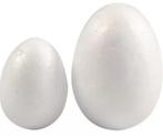 Creative Deco styropor (piepschuim) eieren 2,5 en 3,5 cm 10, Nieuw, Ophalen of Verzenden, Materiaal