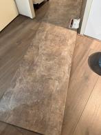 2X Werkblad/ aanrechtblad 2,9 cm bij 3 meter splinternieuw, Bruin, Ophalen of Verzenden, Zo goed als nieuw, 200 cm of meer