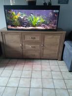 Aquarium zonder kast, Dieren en Toebehoren, Vissen | Aquaria en Toebehoren, Ophalen of Verzenden, Zo goed als nieuw, Gevuld zoetwateraquarium