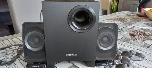 Creative Inspire T3130, Computers en Software, Pc speakers, Gebruikt, Audiokanaal 2.1, Ophalen