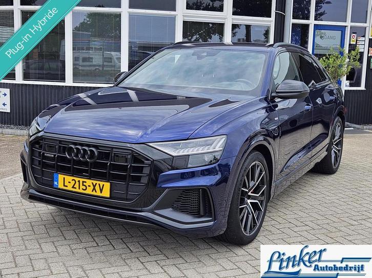 Audi Q8 55 TFSI e quattro Pro S Line 341PK B&O BTW TREKH LUC, Auto's, Audi, Bedrijf, Te koop, Q8, 4x4, ABS, Achteruitrijcamera