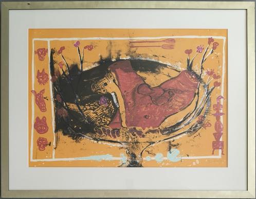 Rob Birza  – ingelijste gesigneerde litho (zeer groot), Antiek en Kunst, Kunst | Litho's en Zeefdrukken, Ophalen