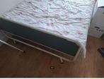 Bed - Moet weg - Twijfelaar - Vintage, Huis en Inrichting, Slaapkamer | Bedden, Ophalen, Gebruikt, Twijfelaar, 120 cm