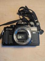Minolta X700 met Tele lens, Zoom lens, tas en tripod, Audio, Tv en Foto, Fotocamera's Analoog, Verzenden, Gebruikt, Spiegelreflex