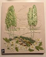 Jie Gantofta Sweden tegel 8914 Lente vintage wandtegel, Ophalen of Verzenden