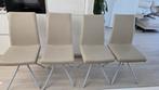 Beige eetkamerstoelen te koop, Huis en Inrichting, Stoelen, Ophalen of Verzenden, Overige kleuren, Vier
