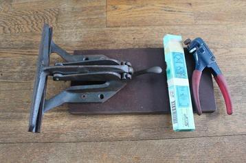 Turnus Zaagklem met zettang en Nicholson driekant vijlen beschikbaar voor biedingen