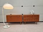 Twee vintage ladenkasten van Dyrlund Deens design, 100cm, Huis en Inrichting, Ophalen, Gebruikt, 100 tot 150 cm, .