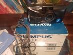 Fototoestel: Olympus Mju ll Zoom 80, analoog, compleet, zgan, Compact, Ophalen of Verzenden, Zo goed als nieuw, Nb