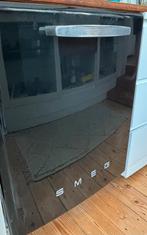 SMEG vaatwasser zwart, Witgoed en Apparatuur, Vaatwasmachines, Ophalen, Minder dan 85 cm, Zo goed als nieuw, 45 tot 60 cm