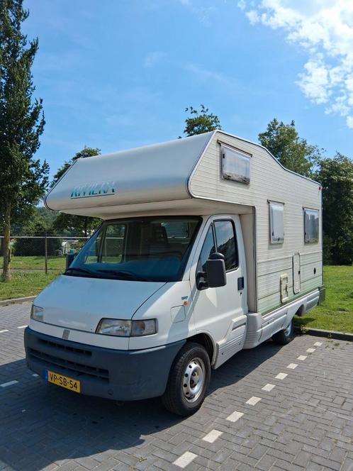 Fiat Ducato Alkoof Camper 5,5m 1.9TD geschikt voor off-grid, Caravans en Kamperen, Campers, Particulier, Half-integraal, tot en met 4
