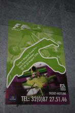 Auto poster F1 Grand Prix Spa Francorchamps 1998, Verzamelen, Merken en Reclamevoorwerpen, Ophalen of Verzenden, Gebruikt, Reclamebord