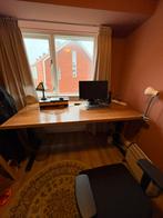 Elektrisch hoog-laag bureau., Huis en Inrichting, Bureaus, Ophalen, Elektrisch, Zo goed als nieuw
