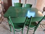 Brocante tafel +4stoelen, Ophalen